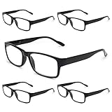 Gaoye 5 pack Lesebrillen Sehhilfe Augenoptik Brille Lesehilfe für Damen Herren...