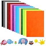 winbest Bastelfilz, 2mm 15 Farben Filzstoff A4 20X30CM Filz zum Basteln...