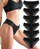 Sth Big Unterhosen Damen Spitze UnterwäSche Frauen Sexy Brazilian Slip Damen...