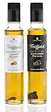 Gourmet Trüffelöl-Set (2 x 250 ml) mit echtem schwarzen und weißen Trüffel....