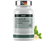 EXVital® Oregano- & Schwarzkümmelöl Komplex, 180 vegane Kapseln, 100 mg...