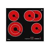 KKT KOLBE Kochfeld Autark Glaskeramik 60 cm | 6,6 kW | 4 Zonen | 9 Stufen |...