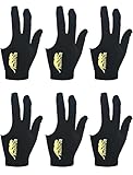 Tokaneit Billard Handschuh,3 Finger Queue Handschuhe,Billardhandschuhe,Billard...