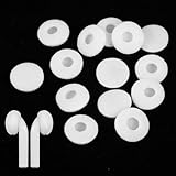 12 Stück Weiß Schaumstoff Ohrhörer Ohrpolster, 18 mm Ohrhörer Pad Kopfhörer...