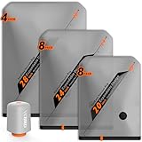Vacbird Vakuumbeutel für Kleidung mit Kabellose Vakuumpumpe, 20 Stück (8x...