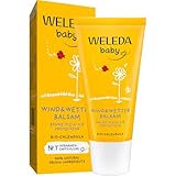 WELEDA Bio Baby Calendula Wind & Wetter Balsam - Naturkosmetik Gesichtscreme &...