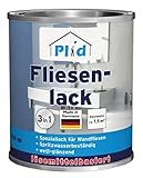 plid® Fliesenfarbe Badezimmer & Küche [FEUCHTIGKEITSBESTÄNDIG] Fliesenlack...