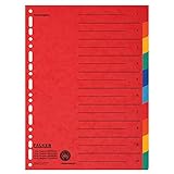 Original Falken Karton-Register überbreit für DIN A4+ 24,5 x 30 cm volle Höhe...