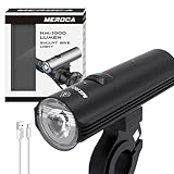 Monkey Home 1000 Lux Smart LED Fahrradscheinwerfer, Auto On/Off, 4500mAh Mobile...