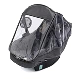 Regenschutz für Babyschale, Durchsichtige Universal Baby Autositz Regenschutz...