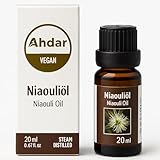Premium Niaouliöl 20 ml, 100% naturrein, ohne Zusatzstoffe & kaltgepresst im...