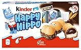 kinder Happy Hippo Kakao – Knusprige Waffelspezialität mit Milch- und...