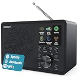 Internetradio WLAN | DAB+ Radio mit Bluetooth | DAB Plus Radio Küchenradio |...