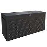 Casaria® Gartenbox 280L UV-beständig Griffmulden Verschlussvorrichtung Balkon...