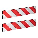 Relaxdays Garagen Wandschutz 2er Set, 50x10 cm, selbstklebend, Für Ecken,...