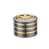 Design Metall Bling Leaf Grinder-Kräutermühle - Crusher - Sieb - Gewürz -...