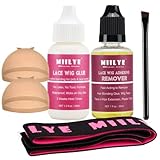 MIILYE Perückenkleber für Spitzenperücken und Spitzenkleber-Entferner-Set,...