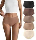 SHARICCA Nahtlos Slips Unterwäsche Damen Hohe Taille Bequeme Seamless Hipster...