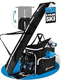 STYNGARD Skitasche Set 4-teilig (140cm-200cm) Skisack und Skischuhtasche mit...