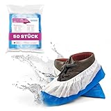 ARNOMED® Schuhüberzieher Mehrweg 50 Stück [WASSERDICHT] - Galoschen - Schuh...