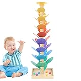 Gupcaqosjw Musikbaum, Kugelbahn Spielzeug, Regenbogen Kugelturm, Murmelbahn...