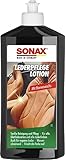 SONAX LederPflegeLotion (500 ml) wasserabweisende Lederpflege mit Bienenwachs...