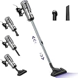 Jetzt-X12 Staubsauger mit Kabel, 600W Stielstaubsauger mit Kabel, 6-in-1 mit...
