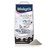 Biokat's Diamond Care Fresh Katzenstreu mit Babypuder-Duft - Feine Klumpstreu...