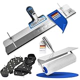 Rakel-Set für Bodenbeschichtung & Ausgleichsmasse - Stehrakel, 25cm...