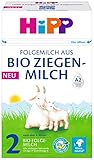 HiPP 2 Folgemilch aus Bio Ziegenmilch (5 x 400g), nach dem 6. Monat, mit GOS,...