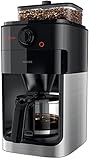 Philips Grind & Brew Coffee Maker HD7767/00 with Glass jug Integrated Coffee...