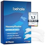 Behale - 30x Nasenpflaster Schnarchen - Dermatologisch getestet I Nose Strips...