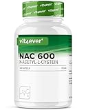 vit4ever NAC - N-Acetyl L-Cystein 240 Kapseln mit je 600 mg - 8 Monatsvorrat -...