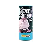 DECOCINO Glitzerschnee rosa - essbarer glitzer Schnee, funkelndes Highlight,...