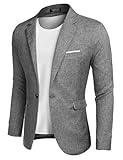 COOFANDY Sakko Herren Blazerjacken Modern Sommer Anzugjacke Sportlich Comfort...