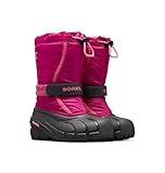Sorel Flurry Boot Schneestiefel, Deep Blush, Tropic Pink, 32 EU