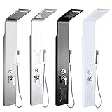 Duschpaneel Set aus Edelstahl 304 mit 5 Funktionen Mixer, Spa Dusche für...