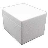 Styroporbox/Thermobox - 3,6 Liter - 26 x 21 x 18 cm/Wandstärke 3 cm - Styrobox