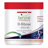Fairvital | D-Ribose Pulver - mit Vitamin B3 (Niacin) und B5 (Pantothensäure) -...