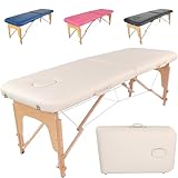 Beltom® Mobile Massagetisch Massageliege 2 zonen Basic 185 x 60 cm. - Licht...
