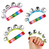 3 x Weihnachts-Hand-Glocken, Schlittenglocken, Griff, Shaker, Rasseln,...