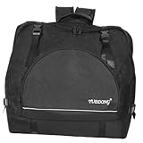 Vaguelly Akkordeontasche für 80-96 Bass Akkordeon, Gepolsterte Akkordeon Koffer...