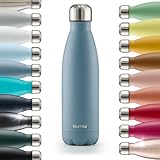Blumtal® Trinkflasche Edelstahl Charles - Thermosflasche 1000 ml - BPA-freie...