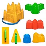 Holady 7-teiliges Strand-Sandspielzeug-Set, inklusive Strandspielzeug,...