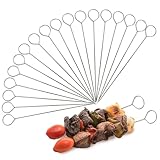 OVERGRILL Grillspieße Edelstahl: 20x Premium Edelstahl Grillspieß extra lang...
