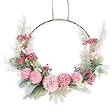 OCCOUMR Künstlicher Türkranz, 41cm Blumenkranz mit Orchideen für Haustür,...