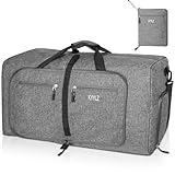 KYYLZ 85L Faltbare Reisetasche, Reisetasche Damen Herren, Handgepäck Tasche,...