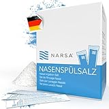 NARSA Nasenspülsalz 60er Pack – Vorratspackung mit Nasensalz für Nasendusche...