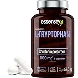 ESSENSEY L-Tryptophan 1000mg I 90 Kapseln I Essentielle Aminosäure I Vegetarier...