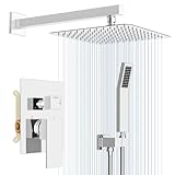 Rainsworth 10 Zoll Regendusche Duschsystem Unterputz, Unterputz Duscharmatur Set...